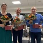 Pistole 50 m (v.l.n.r.): Esther Haas (2.), Robert Weilenmann (1.) und Bruno Högger (3.)