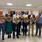 Sie wurden als Jahresmeister 2022 der Wiler Stadtschützen geehrt (v.l.n.r.): Hansruedi Hildebrand, Esther Haas, Robert Weilenmann, Rolf Egli, Martin Gyger, Oliver Wettstein und Stephan Hildebrand.